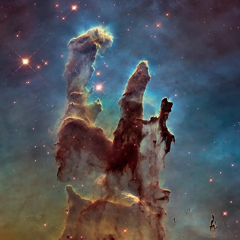 Obrazok Pillars of creation z NASA